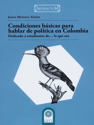 cover image of Condiciones básicas para hablar de política en Colombia